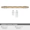 Amerock London 6-5/16 in 160 mm Center-to-Center Golden Champagne/Black Chrome Cabinet Pull BP36650BBZBCR - alternate 2