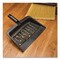 Carlisle Foodservice Flo-Pac Flexible Plastic Dustpan, 8 x 12, Plastic, Black 36143703 - alternate 2