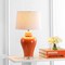 Jonathan Y Winnie 27" Ceramic Urn LED Table Lamp, Orange, 2PK JYL4020B-SET2 - alternate 2