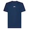 Oakley Bark New L Short Sleeve Men's Crew Neck Navy Tee Shirt 457131-6LEL - alternate 1