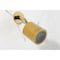 Kingston Brass Double-Handle Tub and Shower Faucet with Knurled Handle, Polished Brass KBX8142KNL - alternate 2