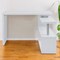 Homeroots 45" White Corner Writing Desk 402049 - alternate 2