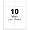 Avery 2" x 4" GHS Chemical Labels for Inkjet Printers, 500 labels/50-sheets 7278260525 - alternate 2