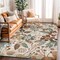 World Rug Gallery Garden Floral Area Rug 5 ft x 7 ft Beige WR147BEIGE5X7 - alternate 1