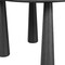 Homeroots 45" Black Solid Wood Three Leg Base Round Top Dining Table 721126 - alternate 2