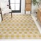 Jonathan Y Darcy Traditional Geometric Bold Gingham Yellow/Cream 4 ft. x 6 ft. Indoor/Outdoor Area Rug TSN201D-4 - alternate 2