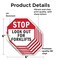 Signmission Stop Look Out for Forklifts, 6 inch X 6 inch, Vinyl Decal, 5PK OC-D-5PACK-6-57 - alternate 2