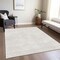 Homeroots 9' X 12' Ivory Washable Indoor Outdoor Area Rug 598834 - alternate 2