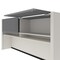 Bestar U Shaped Desk U-Shape Workstation, 92.6" D X 65.9" H, 71.1" W X Melamine, Slate/Sandstone 93863-59 - alternate 2