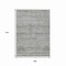 Homeroots 9' X 12' Gray And Charcoal Striped Washable Indoor Outdoor Area Rug 615666 - alternate 2