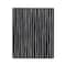 C-Line Products 8-1/2" x 10-7/8"  Charcoal and White Stripes Hardbound Notebook, 1/EA 24100 - alternate 2