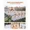 Vevor 30PCS White Stretch Spandex Folding Chair Covers for Wedding Party Dining, 30PK RD-VV-16 - alternate 2