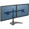 Fellowes Monitor Arm, Dual, Freestanding, 35"x11"x19-1/2", BK FEL8043701 - alternate 3