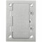 Hubbell Wiring Device-Kellems Box Cover, Floor Box Type, 2 Gang, Aluminum SA3826 - alternate 1