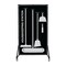 5S Supplies Housekeeping Shadow Board Broom Station V11, Black / Gray, Broom + Stand HSB-V11-BLACK/GRAY-BO-STAND - alternate 1