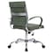 Leisuremod Benmar Leather Office Chair, Green BO19GL - alternate 2
