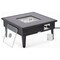 Leisuremod Walbrooke Patio Square Fire Pit and Tank Holder, Black WBL-27-20-GL - alternate 3