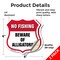 Signmission No Fishing Shield Sign Beware Of Alligat, 6 inch X 6 inch, Vinyl Decal, 2PK SHI-D-2PACK-6-394 - alternate 2