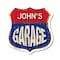 Signmission John's Garage, 6 Inch X 6 Inch, Plastic Sign SHI-P-6-383-JOHN - alternate 1