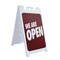 Signmission We Are Open, A-Frame & 2 Decals Installed, Heavy-Duty Plastic Frame SBHD-D-2436-30431 - alternate 1