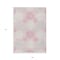 Homeroots 9' X 12' Pink Gray And Ivory Geometric Washable Indoor Outdoor Area Rug 593616 - alternate 2