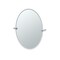 Gatco Bleu 26.5" Frameless Oval Mirror, Chrome 4379 - alternate 1