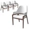 Leisuremod Ethora Collection Modern Wooden Dining Chair in White, 4PK EC22W4 - alternate 1