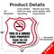 Signmission No Smoking Shield Sign This Is A Smoke F, 12 inch X 12 inch, Aluminum Metal Sign, 2PK SHI-A-2PACK-12-402 - alternate 3