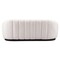 Homeroots 85" Cream Curved Sofa 557022 - alternate 2