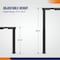 4Dock 55in W x 30in D Particleboard Tabletop Electric Standing Desk w/ Dual-Motor and 2-Stage leg ET123 - alternate 2