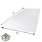 Palclad Panel, Pro Cracked Ice .090 White 48 in X 120 in, 5PK 199480 - alternate 2