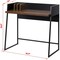 Homeroots Contemporary Brown and Black Computer And Writing Desk 474693 - alternate 2