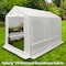 King Canopy Greenhouse Storage Shed 7ftx12ft, 1.5in Steel Frame, 6-LEG, Opaque GH0712 - alternate 2