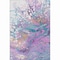 Homeroots 3' X 5' Periwinkle Purple And Ivory Abstract Washable Indoor Outdoor Area Rug 643553 - alternate 1