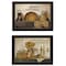 Homeroots Set Of Two May Our Hearts Be warm 3 Black Framed Print Kitchen Wall Art, 2PK 407114 - alternate 3