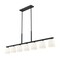Z-Lite Naya 7-Light Linear Chandelier, 64 in W, Matte Black 7518-7L-MB - alternate 3