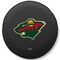Holland Bar Stool Co 21 1/2 x 8 Minnesota Wild Tire Cover TCOMinWldBK - alternate 1