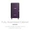 Space Solutions 14.25 in W 2 Drawer Mobile Vertical File Cabinet, Midnight Purple 25277 - alternate 3