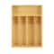 Megachef Bamboo 5 Section Drawer Organizer 750122165M - alternate 2
