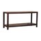 Homeroots 41in Brown Solid Wood Storage Bench With Cabinet 718249 - alternate 3