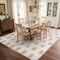 World Rug Gallery Scandinavian Arrow Shag Area Rug 7 ft 10 in x 10 ft Beige WR126BEIGE8X10 - alternate 3