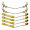 Tie 4 Safe 8 Point Roll Back Tie Down Kit w/ Chain Ends for Car Hauler Carrier Tow Truck. Yellow RT04CK-715-516-8P-14-YEL - alternate 1