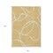 Homeroots 8' X 10' Gold And Ivory Abstract Washable Indoor Outdoor Area Rug 597478 - alternate 2