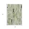 Homeroots 3' X 5' Green And Gray Striped Washable Indoor Outdoor Area Rug 615518 - alternate 3