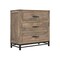 Homeroots 36" Brown Solid Wood Three Drawer Chest 524616 - alternate 2
