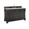 James Martin Vanities Brookfield 60" Single Vanity, Black Onyx, w/ 3 CM Tajnar Eclos Top 547-V60S-BKO-3TJR - alternate 2