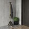 Homeroots 75in Black And Brown Solid Wood And Steel Twelve Hook Freestanding Coat Rack 376366 - alternate 3