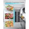 Black&Decker 20.1 cu. Ft. Top Mount Refrigerator / Freezer with ice maker- Black BR2010JIMB - alternate 2