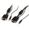 Startech.Com 25 ft Coax High Resolution Monitor VGA Cable with Audio HD15 M/M MXTHQMM25A - alternate 1