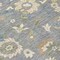 Homeroots 5' X 8' Gray Blue And Green Floral Washable Indoor Outdoor Area Rug 597813 - alternate 2